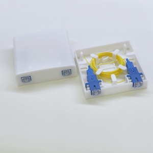 กล่องติดผนังสำหรับใยแก้วนำแสง FTTH แบบแผงแพทช์ 86 ช่อง พร้อมฝาครอบ กล่อง FTTH สำหรับการสื่อสาร กล่องป้องกันใยแก้วนำแสง - Product Image 2