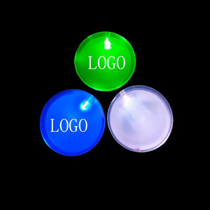 Insignia LED Redonda de Plástico, Botón Luminoso LED con Logotipo Personalizado para Productos Deportivos Promocionales, Insignia LED de 7 Colores - Product Image 3