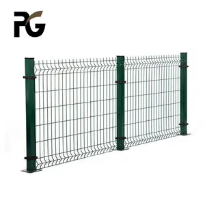 cerca de malla de alambre 3d welded curved panel fence for sale