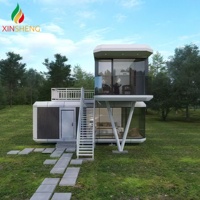 Maison Modulaire Préfabriquée de Luxe en Conteneur, Cabine Apple, Maisons Modernes Préfabriquées, Tiny House en Conteneur, Logements Mobiles