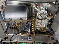 Máquina de Espresso Zilong de Acero Inoxidable, 9 Bares, Bomba Rotativa Comercial, para Cafetería