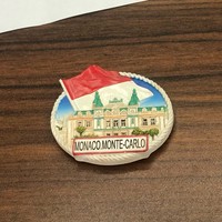 Aimant Souvenir de réfrigérateur de Monte Carlo Monaco 3D, décoration faite à la main pour la maison et la cuisine, Collection d'aimant de réfrigérateur de Monte Carlo