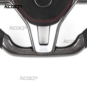 Volant de course personnalisé en Alcantara et fibre de carbone pour Benz W204 W212 W207 X204 X164 W463 <span class=keywords><strong>Gla</strong></span> Glb Glc GLS avec LED, convertible - Product Image 4