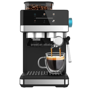 เครื่องชงกาแฟเอสเพรสโซกึ่งอัตโนมัติ Anwell ผลิตจากสแตนเลสสตีลอิตาลี พร้อมฟังก์ชั่นทำฟองนม แรงดัน 20 บาร์ เครื่องมัลติฟังก์ชั่น แรงดัน 15 บาร์ - Product Image 2