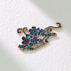 Accessoires en métal en alliage à motif floral pour couronne de mariée, bijoux DIY, style antique, Printemps 2025 - Product Image 1