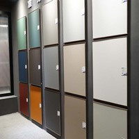 Panneau MDF stratifié mélaminé à revêtement UV super mat effet marbre caméléon doré moderne, résistant à l'humidité, épaisseur 18 mm/22 mm