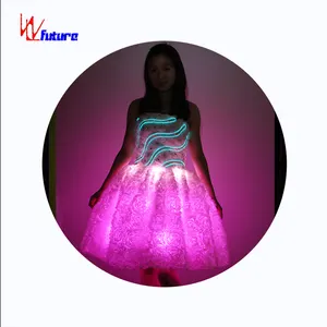 Fase Costumi LED, Incandescente Vestiti di Illuminazione, Luce al neon Vestiti