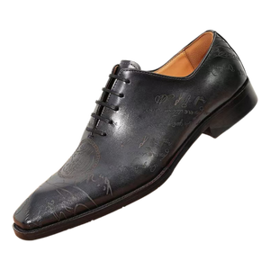 Men's High Quality Handmade Wholesale Casual Shoes Stylish Cowhide Leather Walking Shoes for Outdoor and Business - Product Image 1