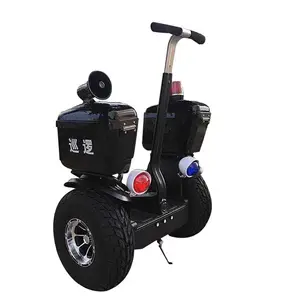 Adult Personal Large 2 Wheel 2400W Patrol Self Balance Vehicle Patrol Electric Scooter With Handle electric scooter