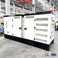 Groupe électrogène diesel robuste et silencieux, triphasé, 50 Hz, 1500 tr/min, refroidi par eau, 600 kVA, avec démarrage automatique et ATS à distance, certifié ISO CE