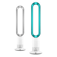 Ventilador sin Aspas TP-12 con Motor DC sin Escobillas, Control Remoto, Silencioso, Seguro, Oscilación de 80°, Uso Doméstico para Familias, Niños y Mascotas, 17 Años de Garantía del Fabricante