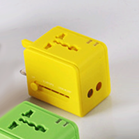 Adaptor daya colokan konversi USB PD multifungsi, tipe perjalanan kompatibel dengan penggunaan Multi negara untuk earphone