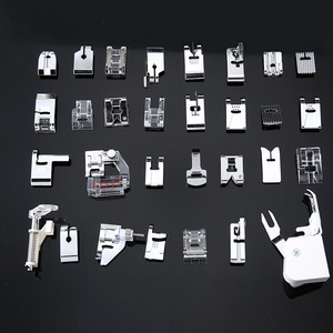 <b>Sewing</b> Machine Presser Foot <b>Set</b> 32 Piece Stainless Steel Durable Garment Processing Equipment Parts - Product Image 2