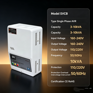 Estabilizador de CA Monofásico de Pared DELIXI de 10000W, Regulador de Potencia Electrónico de Cobre de 10KVA con Control por Relé, 220V para Uso Doméstico - Product Image 5