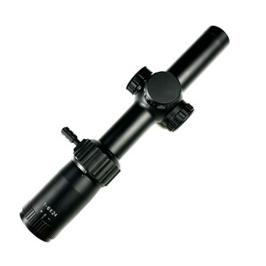 Mira Telescópica de Caza de Aluminio Negra de Ultra Alta Definición <span class=keywords><strong>1</strong></span>-6x24 de Calidad Internacional, Iluminación Roja, Base de Montaje de 30 mm, Resistente a Impactos - Product Image 4
