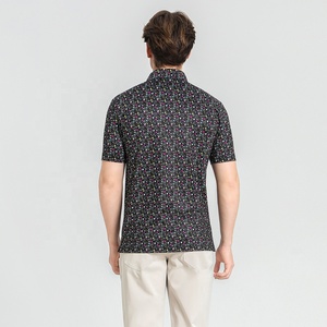 เสื้อโปโลผ้าโพลีเอสเตอร์ผสมสแปนเด็กซ์แบบกำหนดเอง OEM คุณภาพสูง ปักโลโก้ ออกแบบลายพิมพ์แบบระเหิด แห้งเร็ว เหมาะสำหรับกอล์ฟ - Product Image 3