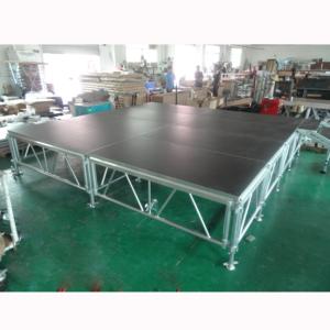 Height adjustable modular aluminum performance modern stage - Product Image 2