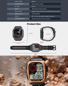 Montre connectée DM66 2026 GPS Gloryfitpro 2,13 pouces 410*502 HD pour extérieur ATS3085S Bracelet de fitness Appel BT Smartwatch AMOLED - Product Image 6