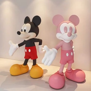 Esculturas de Mickey y <span class=keywords><strong>Minnie</strong></span> <span class=keywords><strong>Mouse</strong></span>, Estatuas de Resina de Arte Moderno para Decoración de Centros Comerciales y Hoteles - Product Image 1