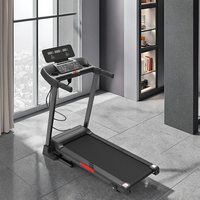 Tapis de marche électrique pliable personnalisé 0,75 CV/2,0 CV avec écran LED, équipement de fitness portable pour la maison, inclinaison à 3 niveaux