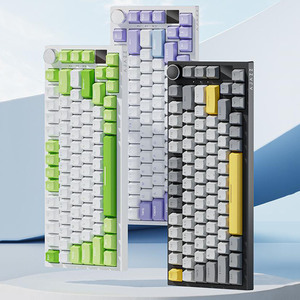 Teclado Mecánico para Juegos BT5.1/Inalámbrico/Con Cable, Teclado Personalizado con Perilla, Intercambio en Caliente, Gasket - Product Image 4