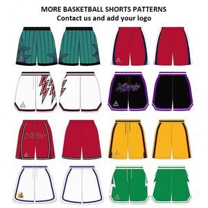 Shorts de basketball vintage pour femme avec broderie personnalisée en twill, double couche en maille respirante de 5 pouces, grande taille, style streetwear - Product Image 2