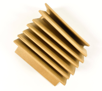 Protection d'angle en papier écologique imperméable pour meubles, avec boucle en forme de fleur de prunier, pour emballage et protection contre les chocs