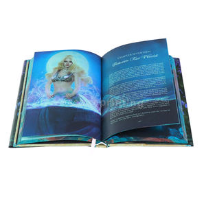 พิมพ์หนังสือปกแข็งแบบกำหนดเอง พร้อมกล่องใส่หนังสือ ปกแข็งแบบต่อเนื่อง ขอบหนังสือพ่นสี นิยายแฟนตาซี ปกกันฝุ่น ปั๊มฟอยล์ด้วยเลเซอร์ - Product Image 4