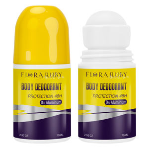 Desodorante Corporal FLORA RUBY 0% Aluminio, Paquete Variado, Protección 48H para Uso Diario, Formato Roll-On - Product Image 2
