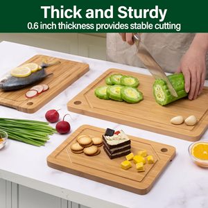 JQ Cuisine <span class=keywords><strong>Bois</strong></span> Deux Côtés Acasie <span class=keywords><strong>Bois</strong></span> Restaurant <span class=keywords><strong>Blanc</strong></span> Designer Rectangle Bambou Logo Personnalisé Acacia <span class=keywords><strong>Planche</strong></span> à Découper - Product Image 2