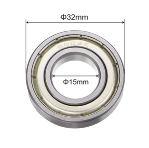 Rodamientos de Alta Precisión para Sillas de Ruedas, Rodamiento de Bolas de Ranura Profunda 6002 ZZ, Rodamiento de Bolas de Doble Sellado para Patinetes Eléctricos - Product Image 2