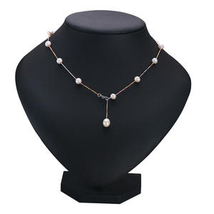 Collar de Perlas de Agua Dulce con Cielo Estrellado de Plata S925 Simple de Zhuji Mountain Lake Jewelry, Cadena de Clavícula al por Mayor con Cadena para el Cuello - Product Image 5