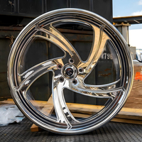 Rines Forjados HZH 5x112 5x120 5x114.3 de 22 24 26 28 Pulgadas con Diseño Cóncavo para Intro Impala, Oldsmobile, Caprice, Pickup