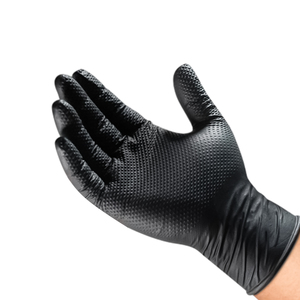 8 Mil tek kullanımlık otomobil endüstriyel turuncu nitril garaj görev araba tamir kullanımı ağır mekanik kimyasal geçirmez eldiven - Product Image 3