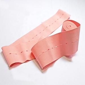 Cintura elástica de felpa de punto suave de color de 30mm sin látex de alta calidad para hospital - Product Image 4