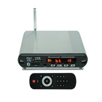 Module amplificateur de haute qualité 2x15W avec décodeur MP3 Bluetooth et radio FM, boîtier en aluminium, accessoire automobile, modèle JQ-D072BT