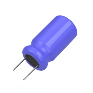 Authorized Distributor CAP ALUM 150UF 20% 35V RADIAL TH 150 uF Through Hole 678D157M035CD4D Capacitor - Product Image 1
