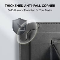 Bolsa para Portátil de Cuero PU Impermeable de 14/16 Pulgadas con Soporte y Alfombrilla para Ratón, Bolsa Protectora Antigolpes para Computadora Portátil con Logotipo Personalizado