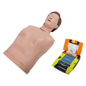 AED 훈련 전시를 가진 H-AED98D + 마네킹 상반신 CPR 더미 간호 훈련 Manikin - Product Image 1