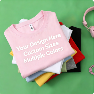 เสื้อยืดเปล่าแบบ OEM สำหรับผู้ชาย แขนสั้น คอกลม แฟชั่นฤดูร้อน เสื้อผ้าลำลองเท่ห์ๆ ผ้าเจอร์ซีย์ หลายสี ผ้าฝ้าย - Product Image 1