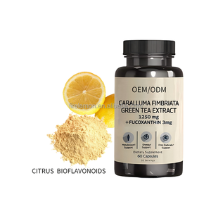 Oem Odm Caralluma Fimbriata Groene Thee <span class=keywords><strong>Extract</strong></span> 1250 Mg-60 Voedingssupplementen Capsules Cardiovasculaire Antioxidant Ondersteuning Formule - Product Image 3