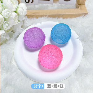 Cross-border maltose kneading ball decompression toys slow <b>rebound</b> noisy ball transparent ball leather kneading wholesale - Product Image 2
