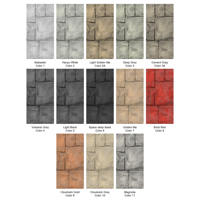 Nouveau Panneau de Pierre Artificielle Écologique Ignifuge Grande Dalle 2027 1500x750x60mm en PU Effet Mur Urbain pour Bordure Extérieure d'Hôtel et Salle à Manger