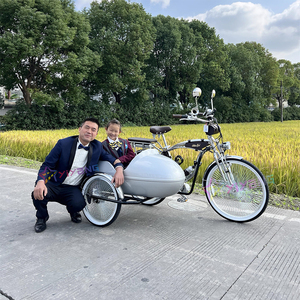 Triciclo Eléctrico Híbrido Clásico Retro <span class=keywords><strong>para</strong></span> Turismo, 4-6 Personas, Decoración <span class=keywords><strong>para</strong></span> Bodas, Fiestas y <span class=keywords><strong>Eventos</strong></span> - Product Image 2
