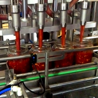 Ligne d'emballage automatique CE Factory pour chocolats pomme fraise sauce au beurre machine de remplissage de confiture pour canettes/bocaux
