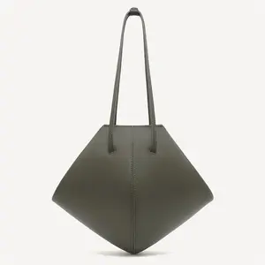 # ZB201 2020 Hot Beroemde Grote Capaciteit Dame Tas Bolsas Femininas Speciale Vorm 100% Eco Vegan Lederen Hobo Handtassen Voor vrouwen