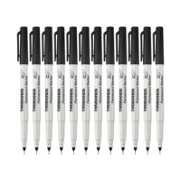 Fabrication Usine TWOHANDS Noir Pointe Ultra Fine Marqueur Permanent Stylo Croquis Étanche