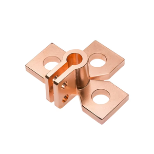บัสบาร์ทองแดง T2 แบบกำหนดเอง ผลิตด้วยเครื่อง CNC |   ขั้วต่อทองแดงแท้ |   การเจาะด้วยลวดทองแดงสำหรับอินเวอร์เตอร์รถยนต์ไฟฟ้าพลังงานใหม่ด้วยเครื่อง EDM - Product Image 4