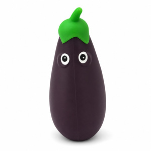 Jouet anti-stress en forme d'aubergine, TPR, nouveauté amusante, emoji violet pour adultes de 14 ans et plus - Product Image 5