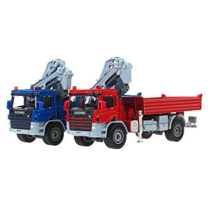 באיכות גבוהה 1:50 diecast מיניאטורי סימולציה סגסוגת מיני משאית רכוב מנוף צעצועי אוסף - Product Image 5